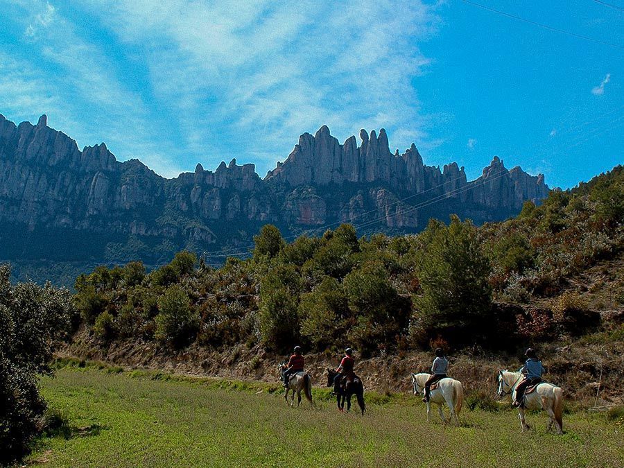 Horseback Private Tour in Montserrat Natural Park From Barcelona