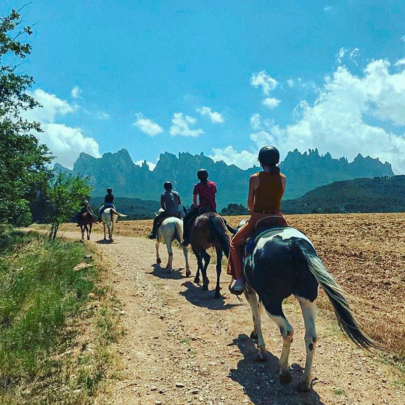 Horseback Private Tour in Montserrat Natural Park From Barcelona Horseback Private Tour in Montserrat Natural Park From Barcelona